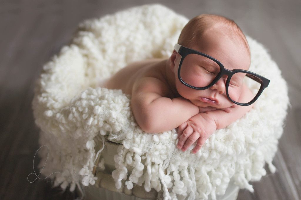 baby in basket | baby boy | Seattle newborn-baby photographer