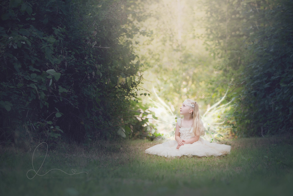 child with fairy wings | Maple Valley children's photographer