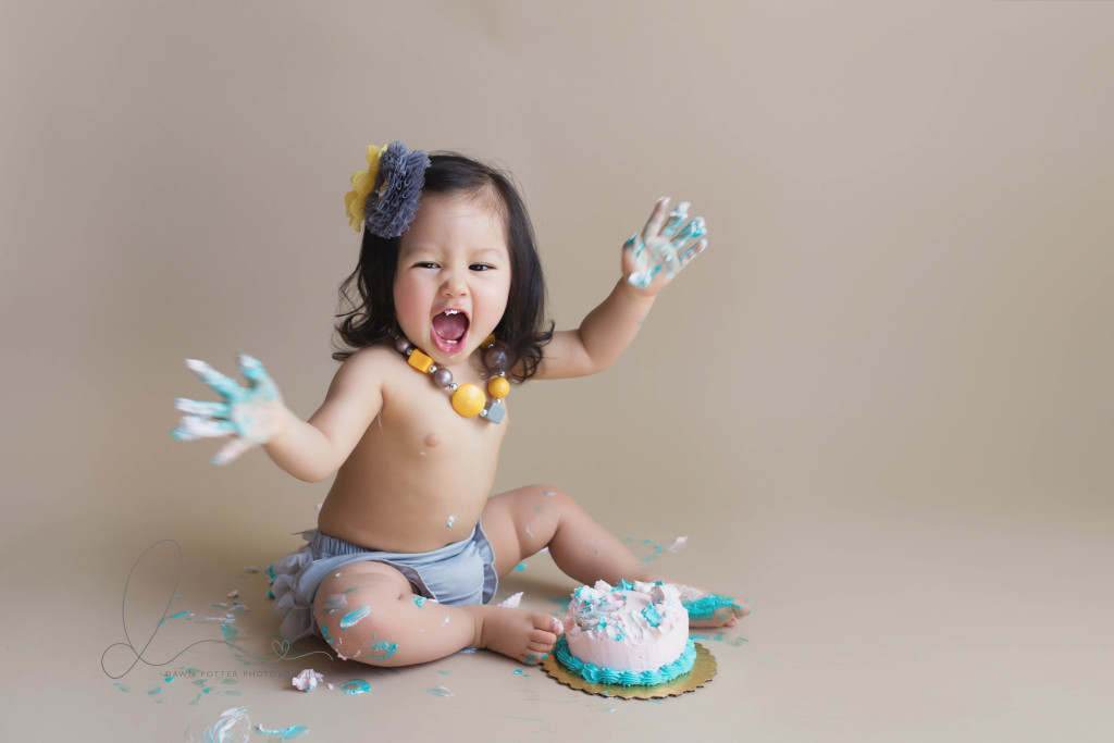cake smash session | one year photos | auburn - maple valley baby photographer