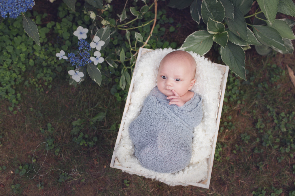 two month baby boy newborn session outdoors | seattle maple valley newborn baby photographer
