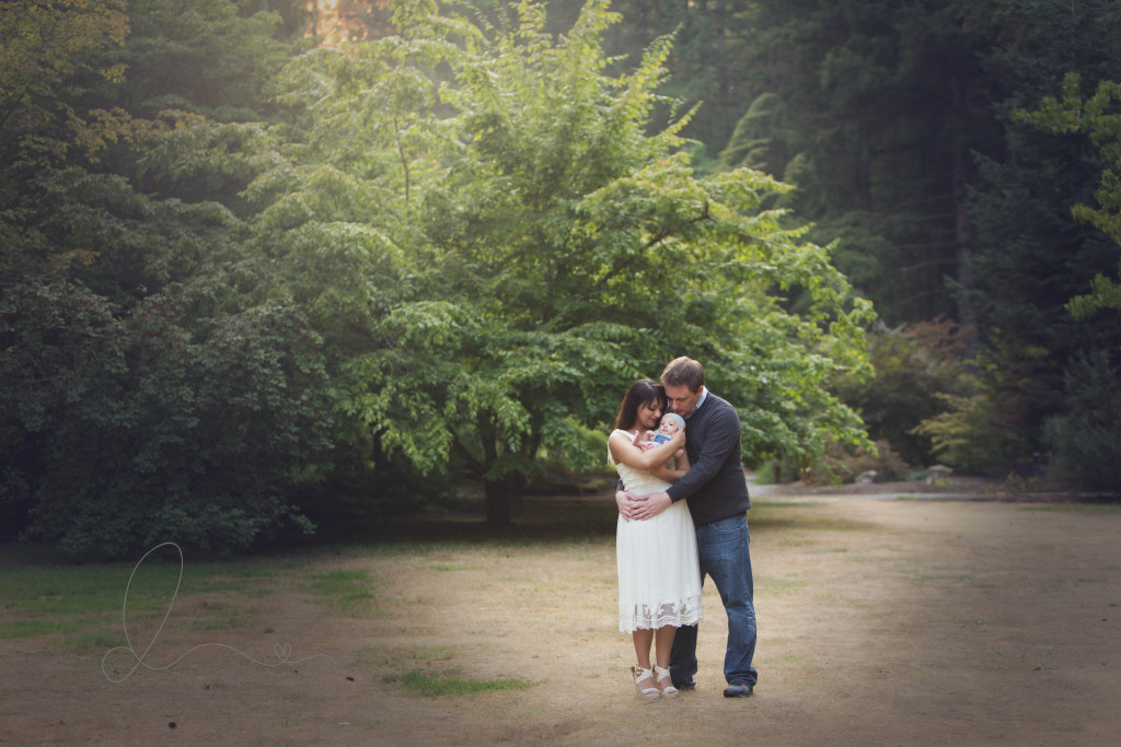 two month baby boy newborn session outdoors | seattle maple valley newborn baby photographer