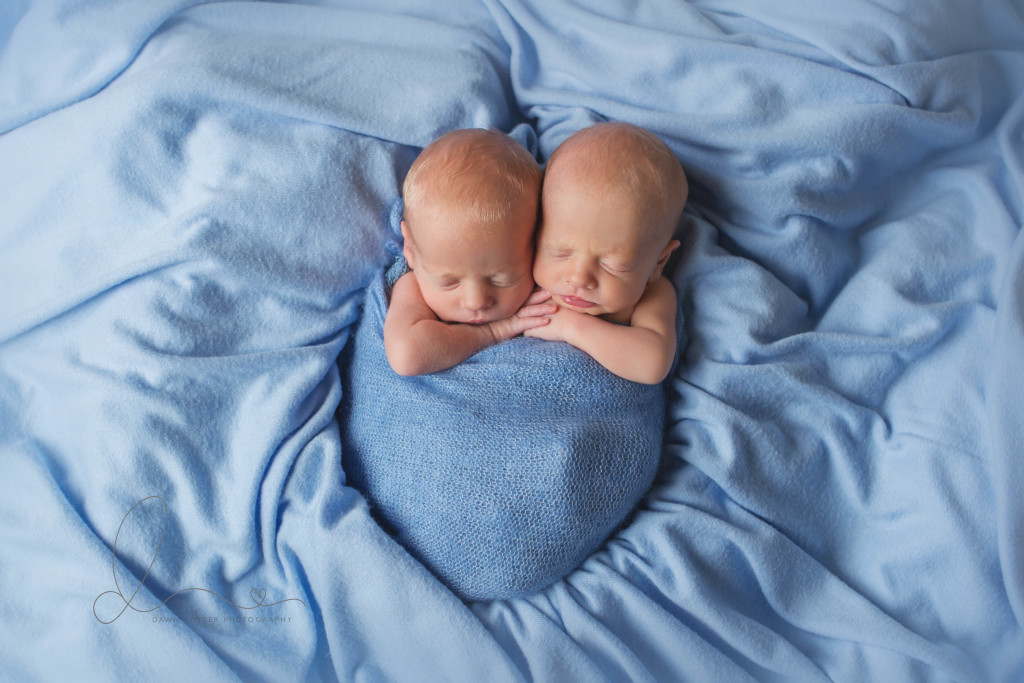 issaquah baby photographer | newborn twin boys