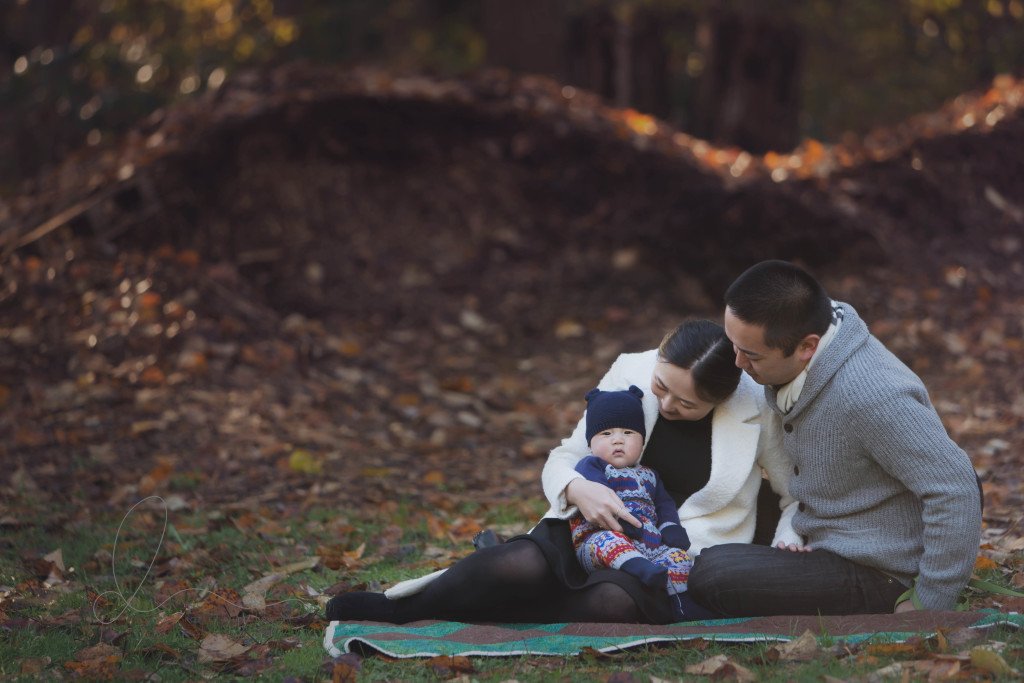 winter family session | family of three | issaquah family photographer