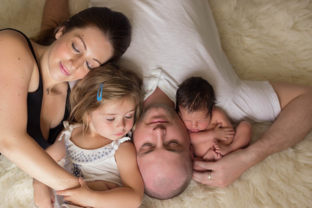sleepy baby girl | seattle newborn photographer