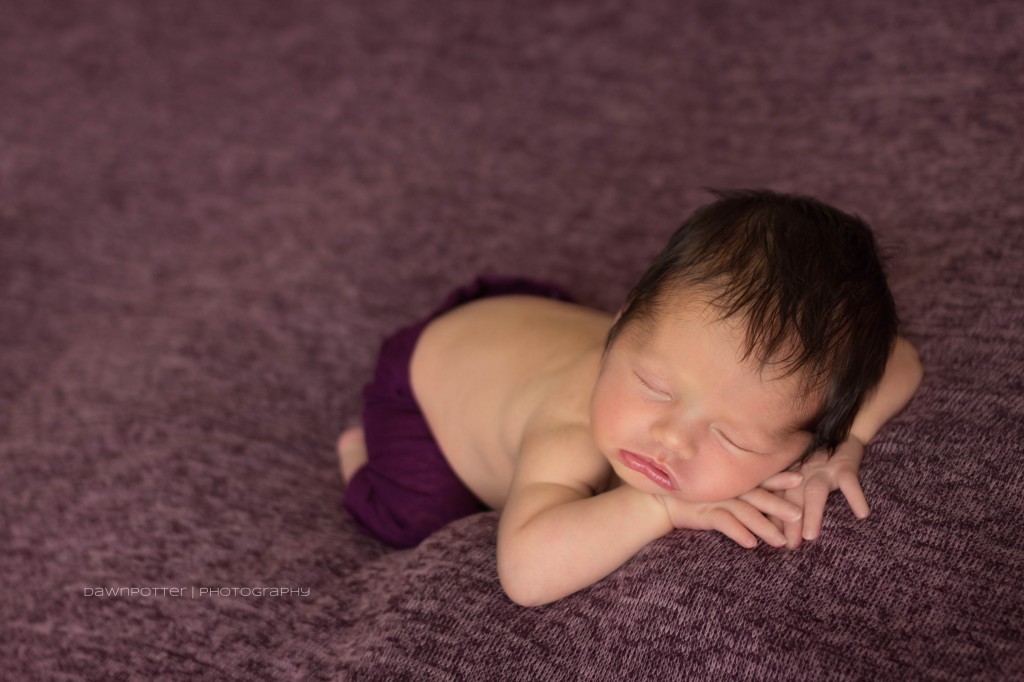 sleepy baby girl | Seattle area newborn photographer-7