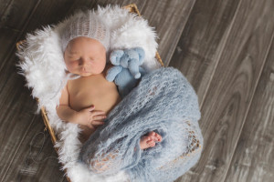 baby boy in basket | baby boy | Seattle newborn-baby photographer