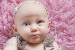baby girl | 4 months milestone session | maple valley - Seattle baby photographer
