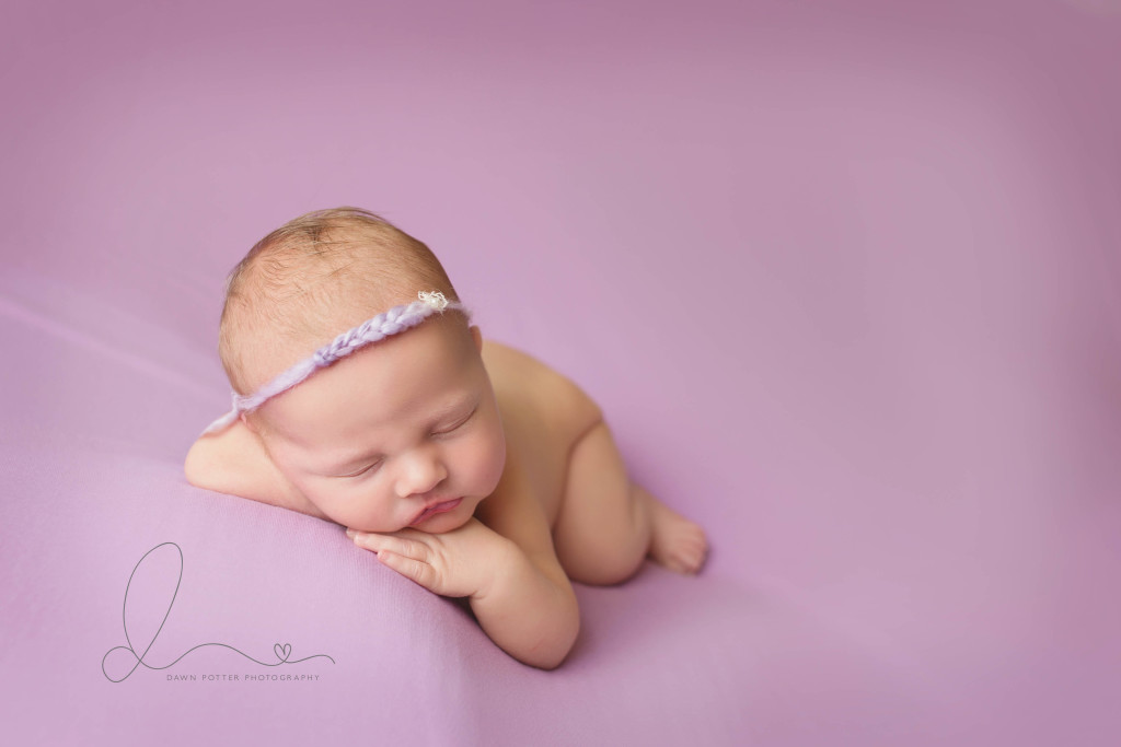 sleepy baby girl | issaquah belleuve newborn baby photography