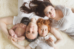 family newborn photo | Bellevue-Issaquah newborn baby photographer