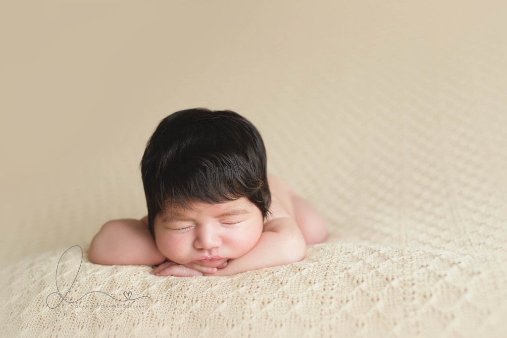 chin pose |  Bellevue-Issaquah newborn baby photographer