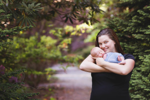 outdoor newborn | maple valley eastside newborn baby photographer