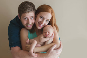 family newborn photo | newborn sibling session | baby boy with big sister | issaquah - renton newborn baby photographer