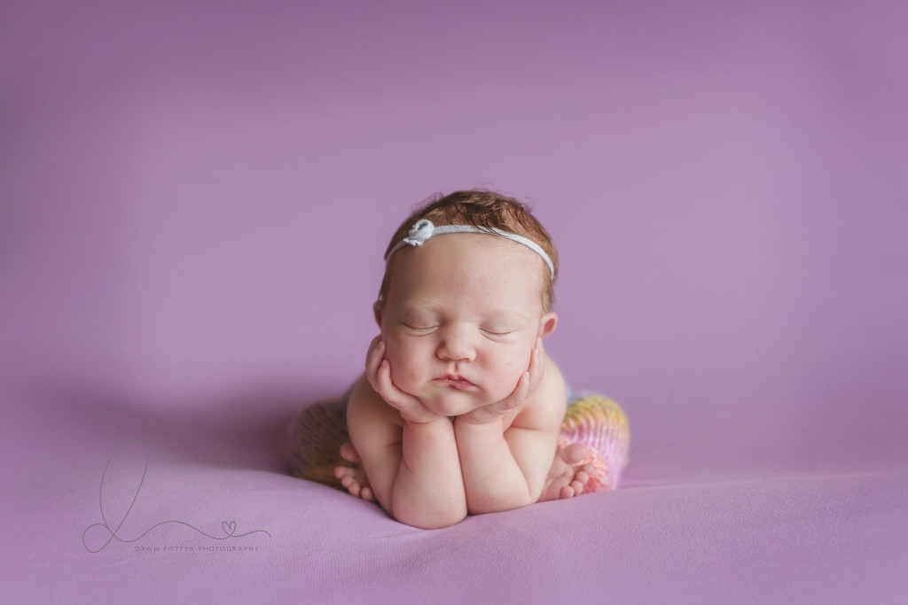 seattle baby photographer | baby girl frog pose | maple valley newborn photographer