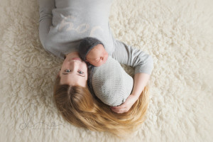 newborn baby boy | wrapped baby | baby with big sister | issaquah baby photographer