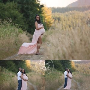 Seattle Outdoor Maternity Portrait Session