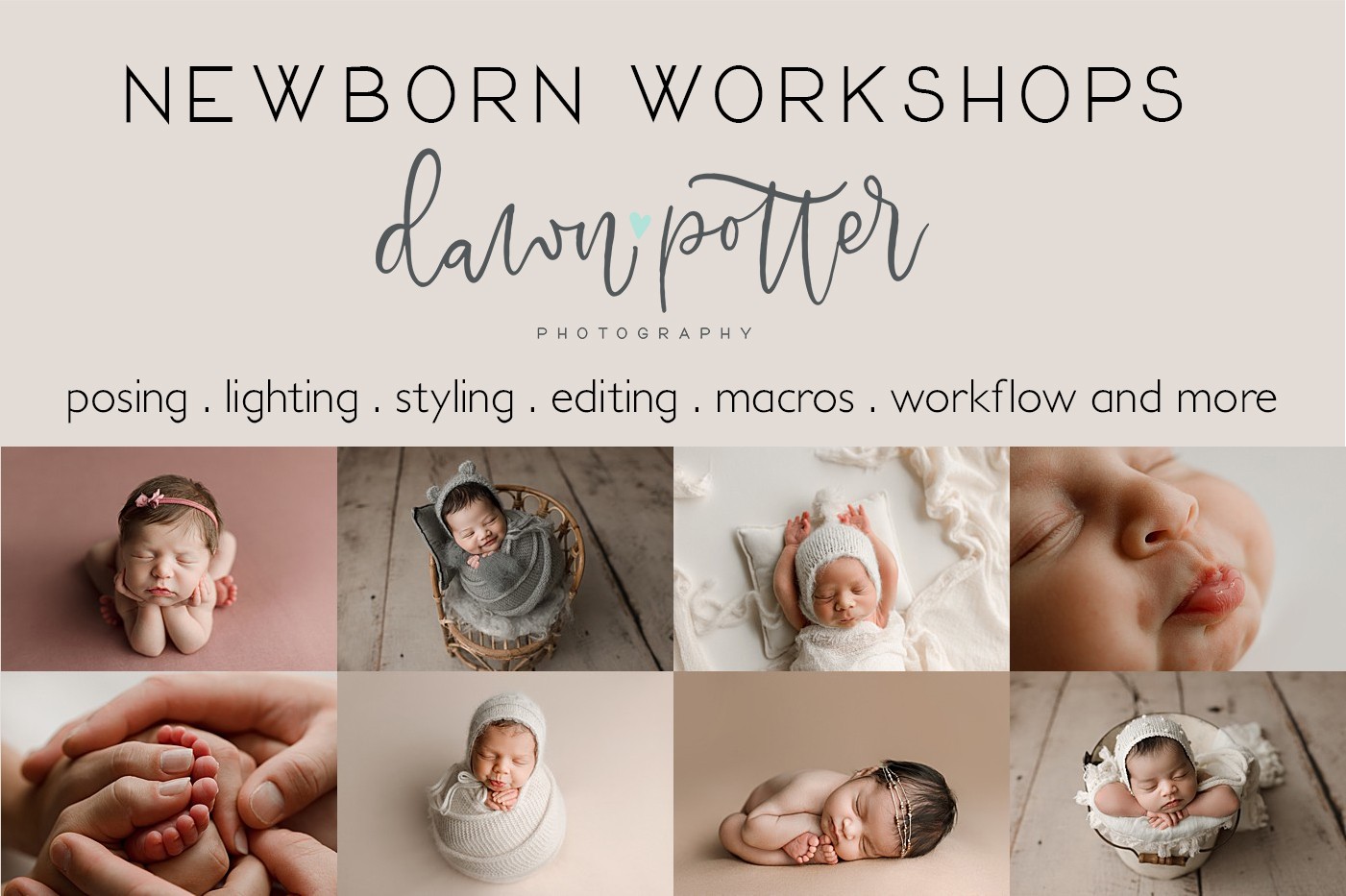 Newborn Photography Mentoring and Group